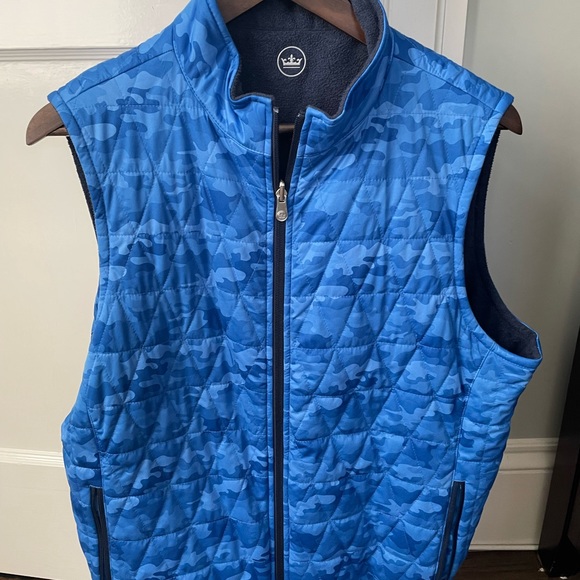 Peter Millar Blue Camo Vest Bluemedium 